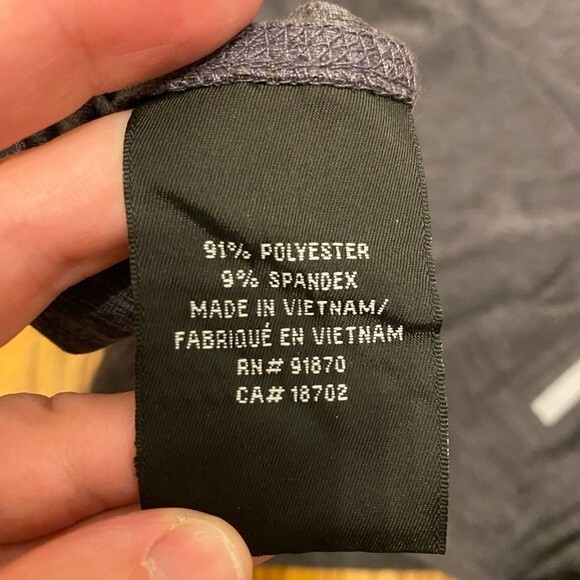 Pebble Beach Hesthered Grey Long Sleeve Performance Pull Over - Picture 15 of 16